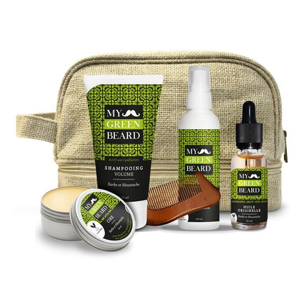 Set cadou Trusa pentru volum barba si mustata, Beard Volume Kit, My Green Beard (sampon 150ml + lotiune 100ml + ulei 30ml + ceara 50ml) esteto.ro imagine noua