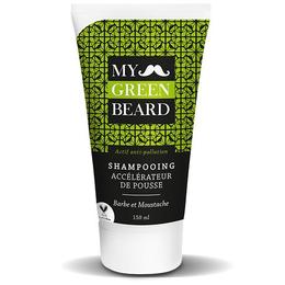 Sampon pentru accelerarea cresterii barbii si mustatei, beard growth accelerator shampoo, my green beard 150ml
