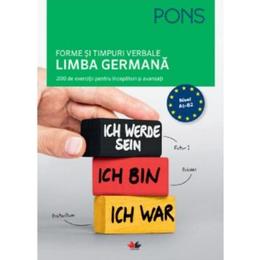 Forme si tipuri verbale. Limba germana. Nivel A1-B2, editura Litera