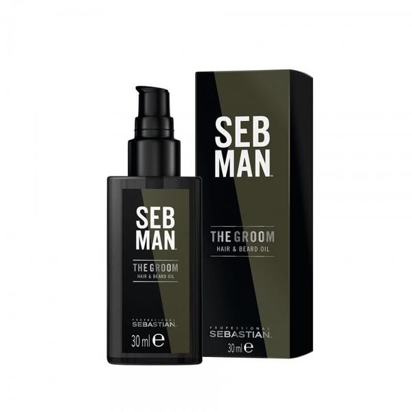 Ulei pentru Par si Barba - Sebastian Professional SEB Man The Groom Hair & Beard Oil, 30 ml