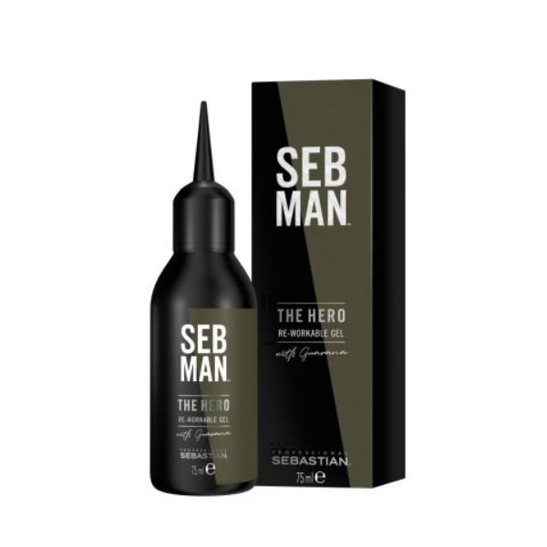 Gel remodelabil pentru barbati Sebastian Professional SEB Man The Hero Re-Workable Gel, 75 ml