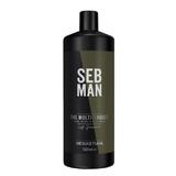 Sampon 3in1 pentru barbati Sebastian Professional SEB Man The Multitasker Hair, Beard & Body Wash, 1000 ml