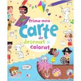 Prima mea carte de desenat si colorat, editura Litera