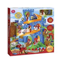 Set joaca Castelul Cavalerilor cu accesorii pentru lupta si 10 soldati - Majestic