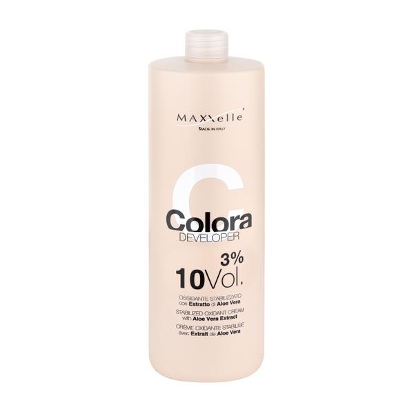 Oxidant cu Extract Organic de Aloe Vera - Maxxelle Colora Developer Stabilized Oxidant Cream with Aloe Vera Extract, 3% 10 Vol, 1000ml Vopsea de par si oxidant Oxidanti