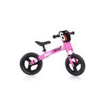 Bicicleta pentru copii fara pedale Balance bike Runner Roz neon Dino Bikes Made in Italy cu roti de 12”