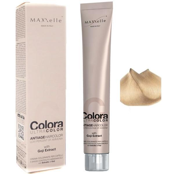 Vopsea Profesionala cu Extract de Goji – Maxxelle Colora Ultracolor Antiage Haircolor, nuanta 11.0 Super Platinum Natural Blonde esteto.ro