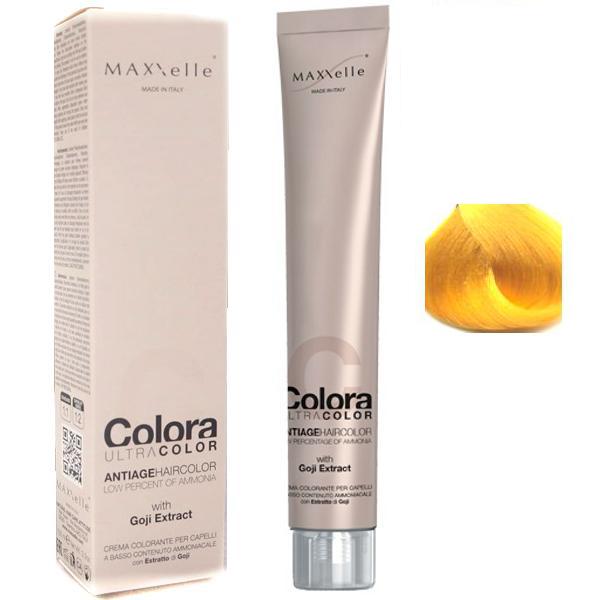 Vopsea Profesionala cu Extract de Goji - Maxxelle Colora Ultracolor Antiage Haircolor, nuanta Yellow imagine
