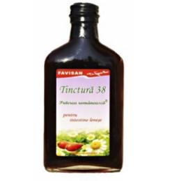 Tinctura din 38 de plante favidigest favisan, 200 ml