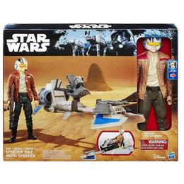 Figurina Hasbro Poe Dameron cu vehicul Star Wars cu accesorii