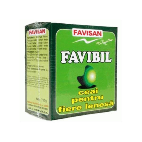 Ceai pentru Fiere Lenesa Favibil Favisan, 50g