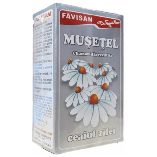 Ceai de Musetel Favisan, 20 plicuri