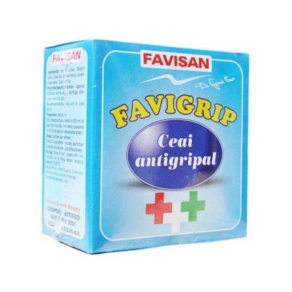 Ceai Antigripal Favigrip Favisan, 50g