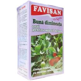 Ceai pentru micul dejun buna dimineata favisan, 20 plicuri
