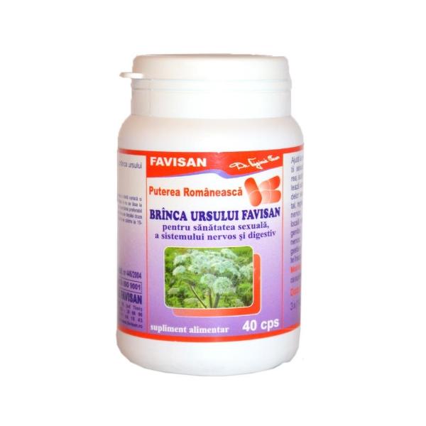 Branca Ursului Favisan, 40 capsule
