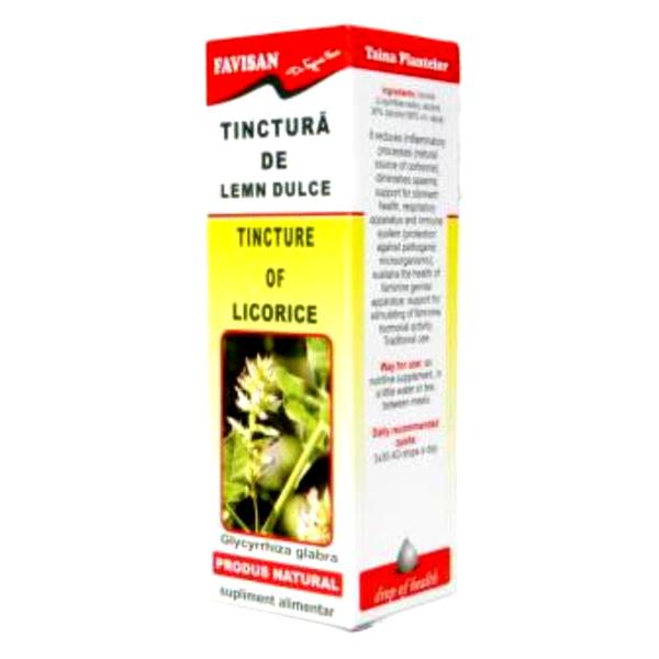 Tinctura de Lemn Dulce Favisan, 50 ml