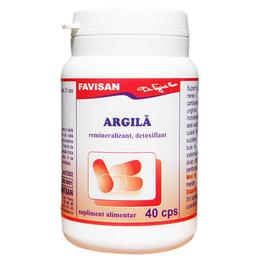 Argila favisan, 40 capsule
