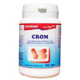 Crom favisan, 40 capsule