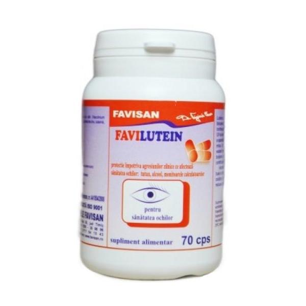 Favilutein Favisan, 70 capsule