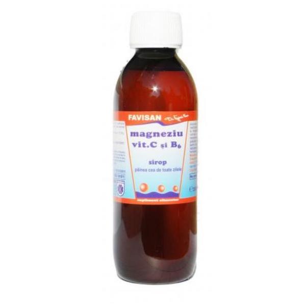 Sirop Magneziu, Vitamina C si B6 Favisan, 250 ml