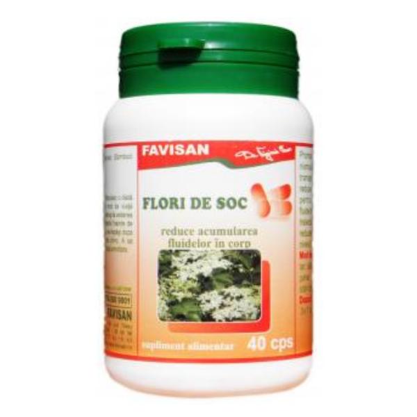 Flori de Soc Favisan, 40 capsule