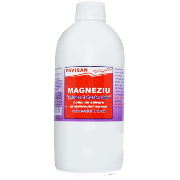 Magneziu Lichid Favisan, 500 ml