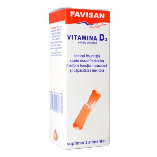 Vitamina D3 Favisan, 30ml