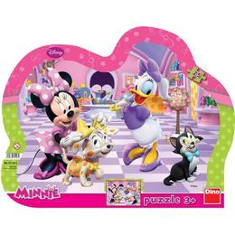 Puzzle cu rama - Minnie si Daisy - DinoToys (25 piese)