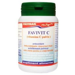 Favivit C - Vitamina C Pulvis Favisan, 80g