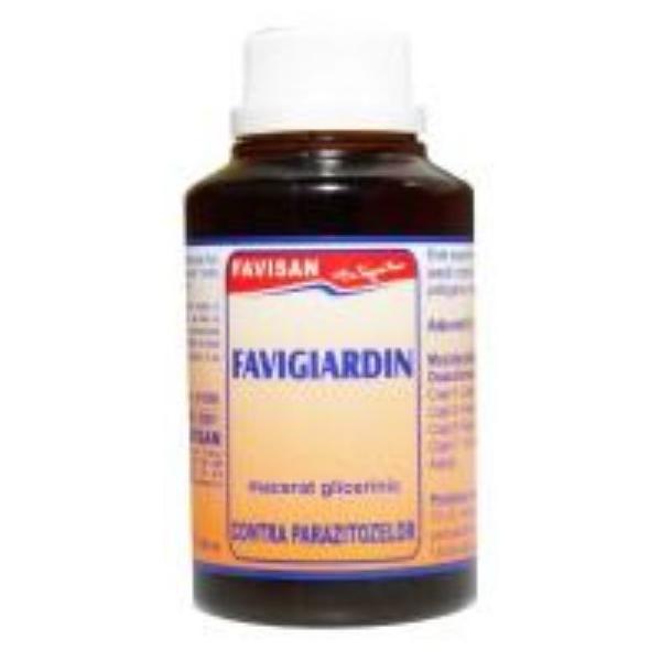 Favigiardin Macerat Glicerinic Contra Parazitozelor Favian, 100 ml