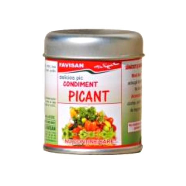 Delicios Pic Condiment Picant Favisan, 50g