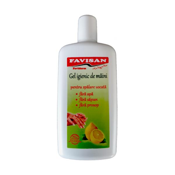 Gel igienic de maini fara clatire Favisan, 125 ml