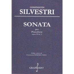 Sonata per pianoforte opus 19 nr.2 - constantin silvestri, editura Grafoart