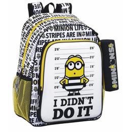 Ghiozdan + penar minions 33 cm - safta