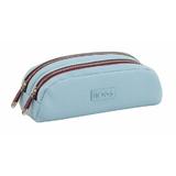 Penar oval dublu MOOS Capsula bleu,22x8x7.5 cm