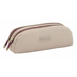 Penar oval dublu moos capsula beige,22x8x7.5 cm