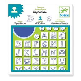 Set ştampile alfabet - djeco