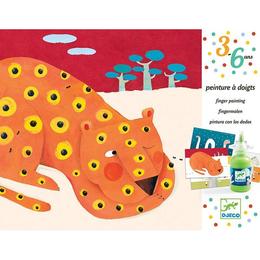 Pictură cu degetele animale - djeco