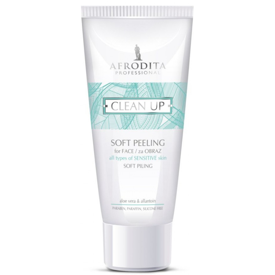 Cosmetica Afrodita - Peeling Facial Soft pentru toate tipurile de ten, inclusiv tenul sensibil 100 ml