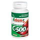 Vitamina C-500 cu macese Adams Supplements, 30 tablete