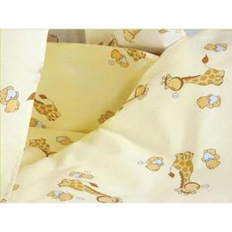 Lenjerie MyKids Mini Giraffe Crem 4 Piese 140x70