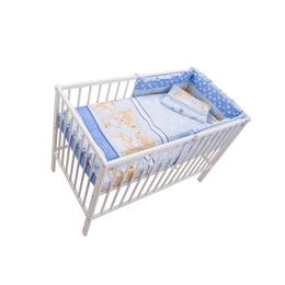 Lenjerie MyKids Teddy Hug Blue M2 4+1 Piese 140x70