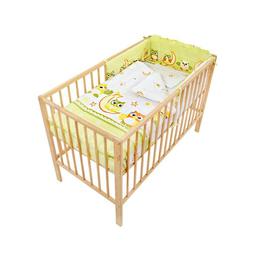 Lenjerie MyKids Bufnita Verde 4 piese 120x60