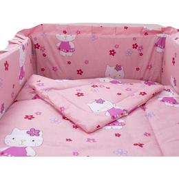 Lenjerie MyKids Kitty 4 Piese 140x70