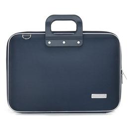 Geanta lux business laptop 15.6 in Clasic nylon Bombata-Bleumarin