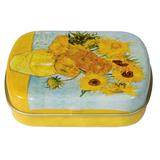 Cutiuță metalică van Gogh Floarea Soarelui Fridolin