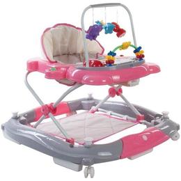 Premergator Pisicuta cu sistem de balansare - Sun Baby - Roz cu Gri