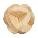 Joc logic iq din lemn bambus în cutie metalică - 3 Fridolin