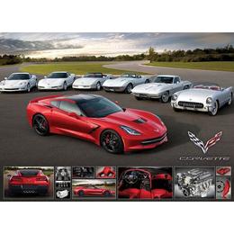 Puzzle 1000 piese 2014 Corvette Stingray It Runs in the Family