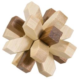 Joc logic iq din lemn bambus în cutie metalică - 7 Fridolin